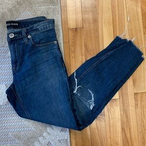 Express Girlfriend Jeans - Distressed - Size 0